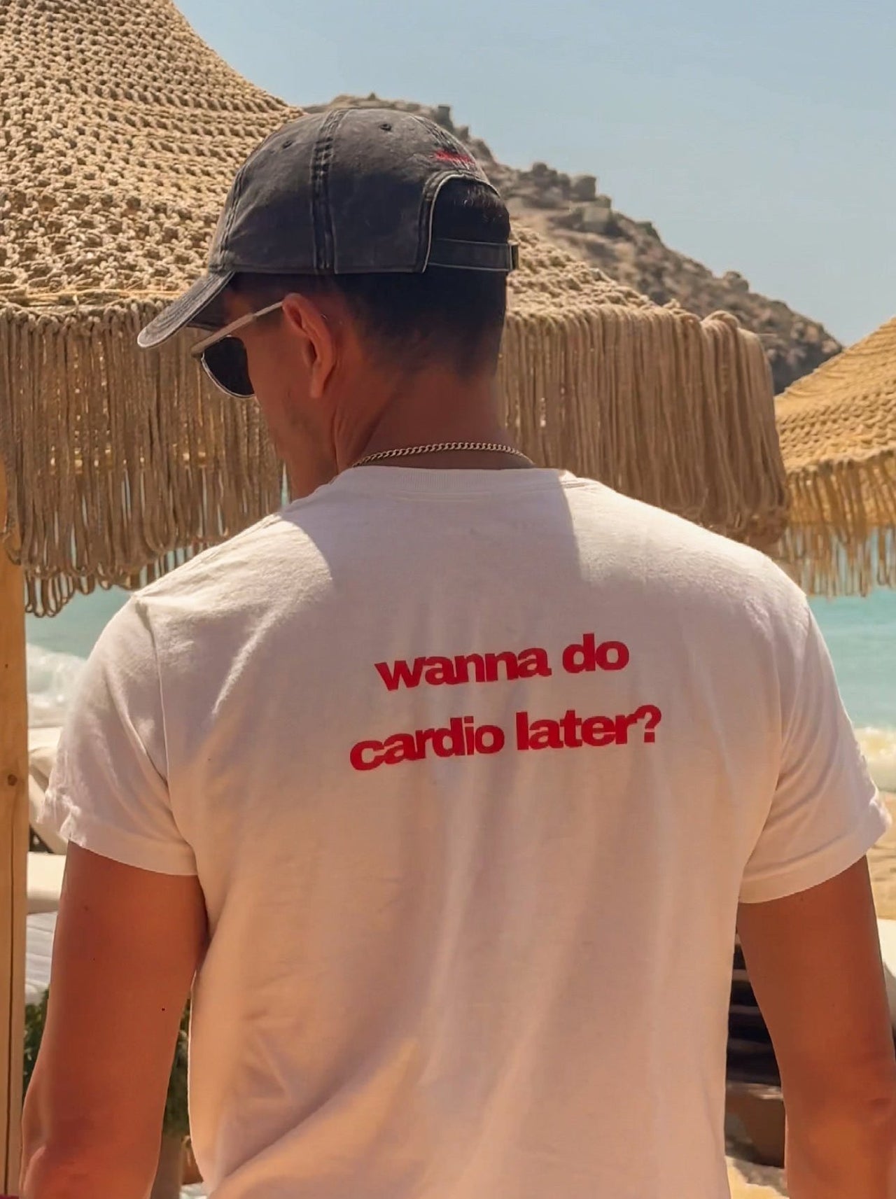 wanna do cardio later? tshirt