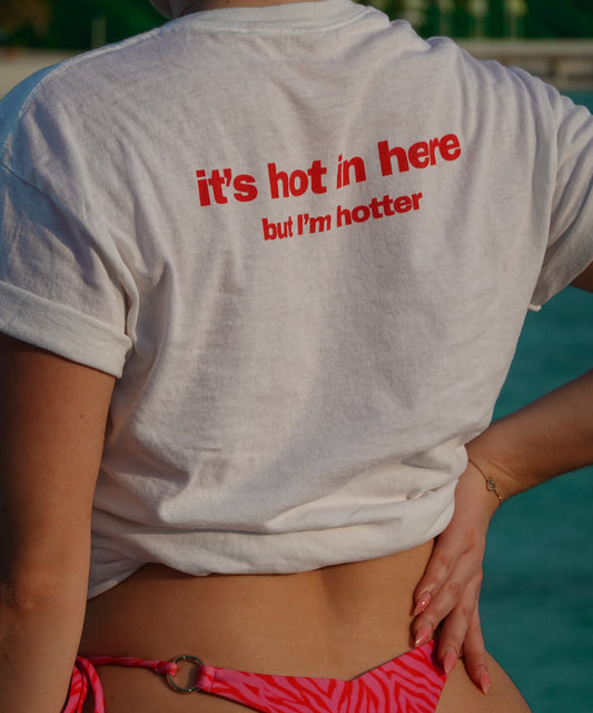 it's hot in here but im hotter tshirt