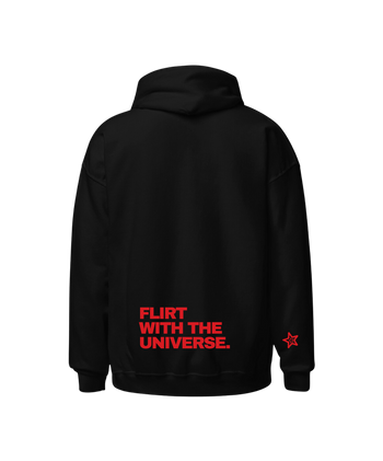 flirt with the universe hoodie
